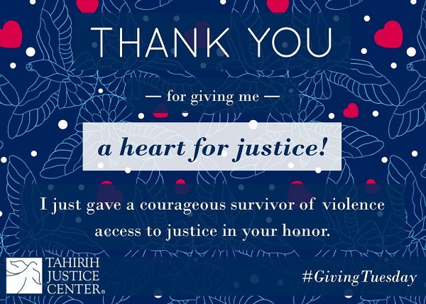 Giving Tuesday_A Heart for Justice