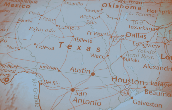 Map of Texas