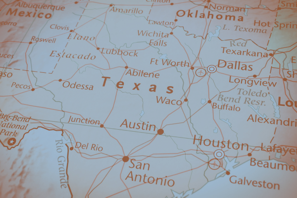 Map of Texas